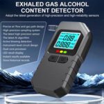 Home Digital Display Blow-type Alcohol Tester Alcohol Detector, 1101 - Imagen 2