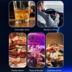 Home Digital Display Blow-type Alcohol Tester Alcohol Detector, 1101 - Imagen 4