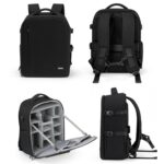 Cwatcun D6 Large II Camera Backpack Outdoor Waterproof Nylon DSLR Photography Bag, 32 x 17 x 41.5cm - Imagen 3