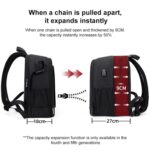Cwatcun D6 Large II Camera Backpack Outdoor Waterproof Nylon DSLR Photography Bag, 32 x 17 x 41.5cm - Imagen 5
