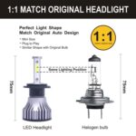 2 PCS DC 9-32V 26W 6500K 8000LM IP68 Lámparas de faros LED para automóvil / Luz antiniebla, X15 5202, X15 9004, X15 9005, X15 9006, X15 9007, X15 9012, X15 H4, X15 H7, X15 H8 / H9 / H11, X15 H13 - Imagen 6