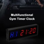 KYX--0015 1.5 inch 6-digit Cycle Interval Fitness Exercise Multi-function Timer, US Plug - Imagen 4