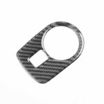Carbon Fiber Car Headlight Switch Panel Decorative Sticker for SEAT Leon 2005-2012, Headlight Switch Panel, Right Driver - Imagen 2