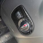 Carbon Fiber Car Headlight Switch Panel Decorative Sticker for SEAT Leon 2005-2012, Headlight Switch Panel, Right Driver - Imagen 4