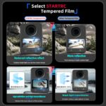 STARTRC 2pcs HD Screen Tempered Glass Films, For DJI Osmo 360 2pcs - Imagen 5