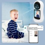 V5 3MP Home HD Full Color Two-Way Video Call Camera Support One-Click Call, EU Plug - Imagen 3