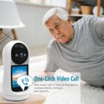 V5 3MP Home HD Full Color Two-Way Video Call Camera Support One-Click Call, EU Plug - Imagen 4
