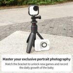 For Insta360 GO Ultra JSR LH Series 10X Macro Lens, With Frame + Selfie Stick - Imagen 7