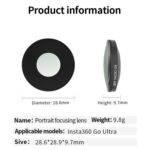 For Insta360 GO Ultra JSR LH Series 10X Macro Lens, With Frame + Hat Clip - Imagen 9