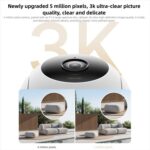 Original Xiaomi Outdoor Camera 4C 3K Full Color Night Vision 5MP IP66 Human Tracking Sound And Light Warning Voice Call Camera, Xiaomi Outdoor Camera 4C 3K - Imagen 3
