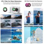 For Insta360 GO Ultra STARTRC Camera Lens Filter, ND32 - Imagen 7