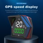 G21 Pantalla HD para coche, velocímetro GPS, pantalla OBD para coche, pantalla de visualización frontal con soporte de ventosa., G21 - Imagen 2