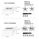 For DJI Avata Sunnylife 2925S Colored Propellers Blades, Two Pairs - Imagen 8