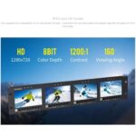 FEELWORLD Q41 Monitor cuádruple de 4,5 pulgadas para montaje en rack de 2U con entrada y salida AV compatible con 3G-SDI y HDMI 4K., UK Plug - Imagen 5