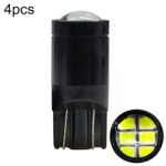 4 luces de gálibo para coche T10 3014-6SMD, lámpara de matrícula