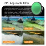 For DJI Osmo Nano Sunnylife Camera Lens Filter, CPL - Imagen 6