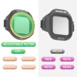 For DJI Mini 5 Pro Sunnylife Camera Lens Filter, ND32 - Imagen 3