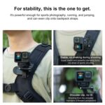 RUIGPRO Magnetic Backpack Clip Mount for Phone & Camera, Clip + Base + Adapter - Imagen 4