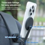 RUIGPRO Magnetic Backpack Clip Mount for Phone & Camera, Clip + Base + Adapter - Imagen 6