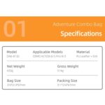 Caja de almacenamiento portátil Sunnylife para DJI Osmo Action 6 / 5 Pro / 4 / 3, Adventure Combo Bag - Imagen 3