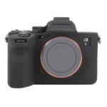 Funda protectora de silicona suave con textura de lichi, For Sony Alpha 7 V / ILCE-7M5