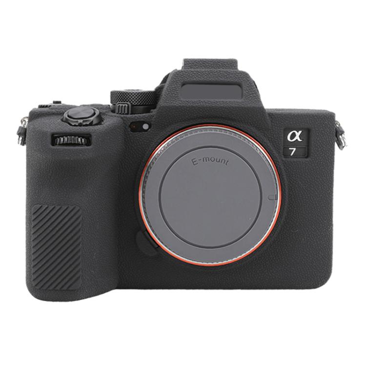 EDA008964601A.jpg Funda protectora de silicona suave con textura de lichi, For Sony Alpha 7 V / ILCE-7M5 - Imagen 1
