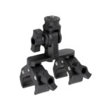 Abrazadera doble tipo cangrejo universal para manillar de bicicleta con cámara de acción, Single Clamp