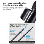 Abrazadera doble tipo cangrejo universal para manillar de bicicleta con cámara de acción, Single Clamp - Imagen 10