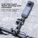 Abrazadera de manillar de bicicleta universal para cámara de acción con un solo gancho, With Adapter & Screw - Imagen 3