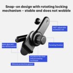 Soporte para teléfono con varilla de extensión para pantalla de coche - Imagen 5
