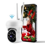 Cámara de vigilancia panorámica impermeable K21 1080P de 360 ​​grados, K21