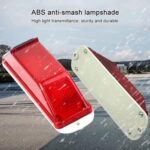 Luz de advertencia LED intermitente alimentada por energía solar para uso nocturno, Double-sided Tape - Imagen 2