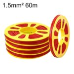 Cable eléctrico aislado de cobre puro para automóvil de 60 m, 1.5 Square