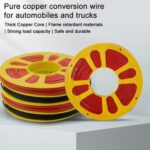 Cable eléctrico aislado de cobre puro para automóvil de 60 m, 1 Square - Imagen 2