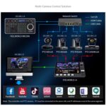 Controlador de cámara PTZ FEELWORLD KBC20N NDI con joystick y teclado, compatible con múltiples protocolos de control PoE., AU Plug - Imagen 5