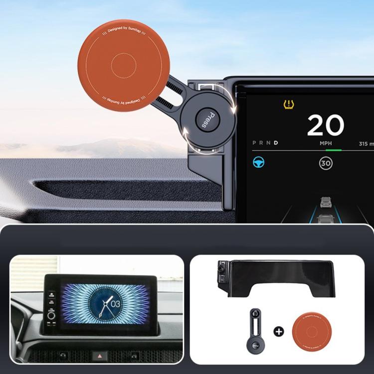 EDA009149703A.jpg Soporte magnético para teléfono móvil con brazo extensible para la pantalla del coche, For Honda CR-V / Breeze 2023 - Imagen 1
