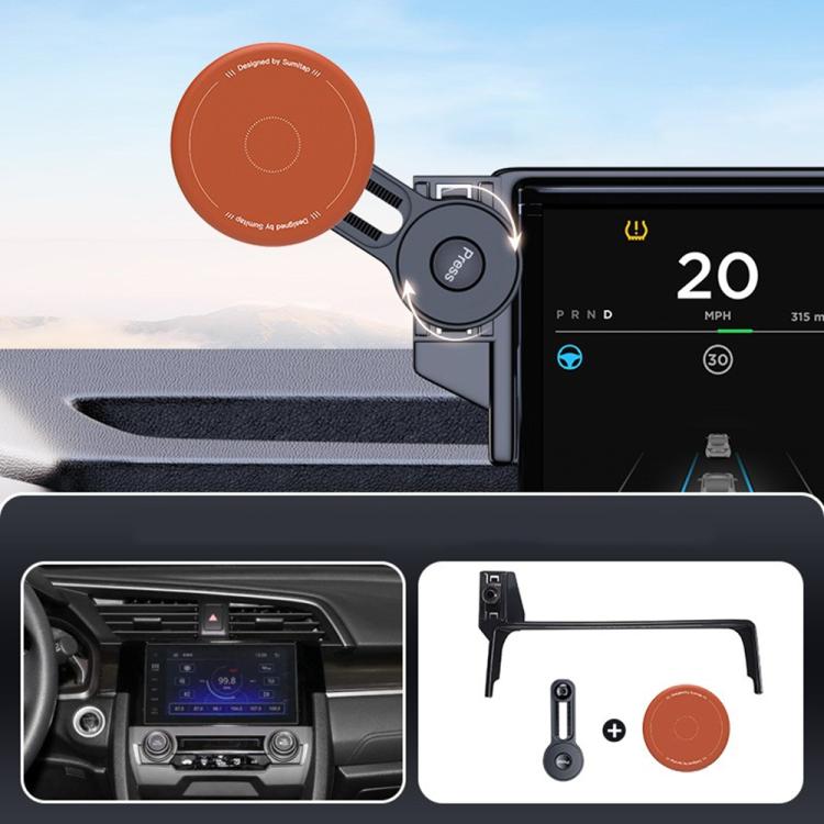 EDA009149709A.jpg Soporte magnético para teléfono móvil con brazo extensible para la pantalla del coche, For Honda 10th Gen Civic 2016-2021 - Imagen 1