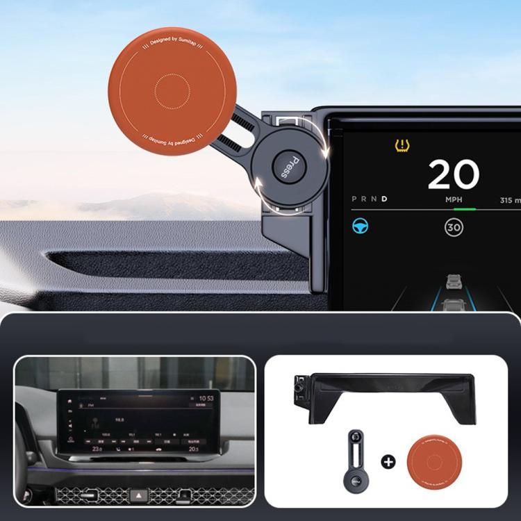 EDA009149710A.jpg Soporte magnético para teléfono móvil con brazo extensible para la pantalla del coche, For Honda Accord 2023-2025 - Imagen 1