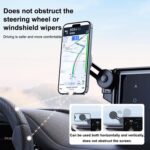Soporte magnético para teléfono móvil con brazo extensible para la pantalla del coche, For Honda Accord 2023-2025 - Imagen 5