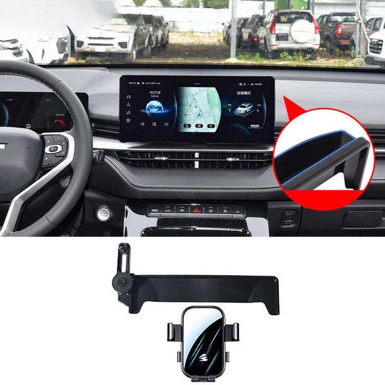 EDA009152102A.jpg Soporte para teléfono móvil para pantalla de coche con brazo de extensión, For Haval 3rd Gen H6 / H6S 2021-2022 - Imagen 1