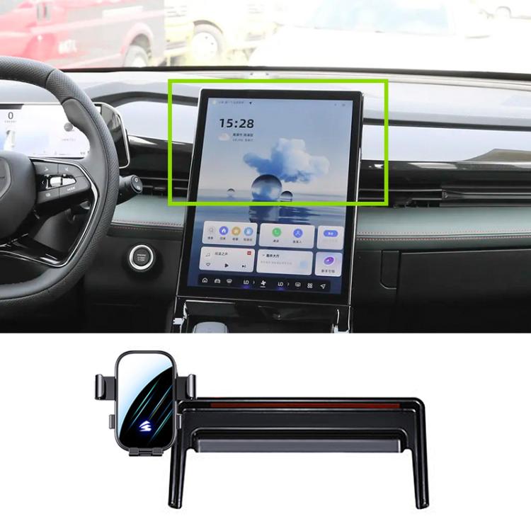 EDA009154709A.jpg Soporte para teléfono móvil para pantalla de coche con brazo de extensión, For Geely Boyue L 2024 13.2 inch - Imagen 1