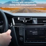Soporte metálico para teléfono móvil con fijación por gravedad para rejilla de ventilación del coche, For Trumpchi GS8 2020-2021 - Imagen 4
