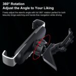 Soporte metálico para teléfono móvil con fijación por gravedad para rejilla de ventilación del coche, For Trumpchi GS8 2020-2021 - Imagen 5