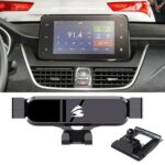 Soporte metálico para teléfono móvil con fijación por gravedad para rejilla de ventilación del coche, For BAOJUN 730 2017–2021