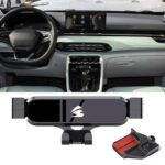 Soporte metálico para teléfono móvil con fijación por gravedad para rejilla de ventilación del coche, For BAOJUN RS-3 2020–2022