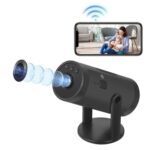 Cámara de vigilancia inalámbrica WiFi M10 de 0,3 MP para mascotas y niños en el hogar, con base de lámpara E27.