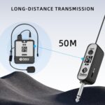 DEBRA DT-02 Ear-worn UHF Wireless Microphone System 2 TX & 1 RX, DT-02 - Imagen 3