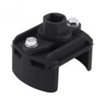 Llave de filtro de aceite de 2 mordazas ajustable de acero fundido Universal, herramienta de extracción de combustible, llaves de filtro de acero fundido de dos garras, 80-105mm