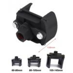 Llave de filtro de aceite de 2 mordazas ajustable de acero fundido Universal, herramienta de extracción de combustible, llaves de filtro de acero fundido de dos garras, 105-145mm - Imagen 4