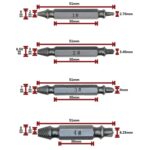 Herramienta de brocas extractoras de tornillos 4 en 1, removedor de pernos rotos (1#, 2#, 3#, 4#), con caja de plástico, s2 - Imagen 2